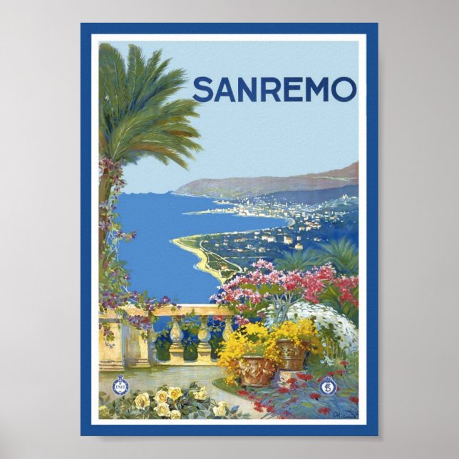 San Remo Italy Poster (Devant)