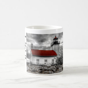 Sand Point Lighthouse Café Mug