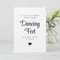 Sandales de danse Invitation de mariage Fête