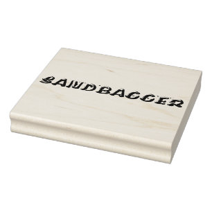 Sandbagger rectangle grand tampon en caoutchouc