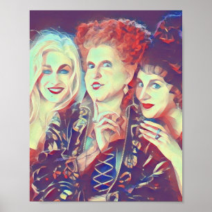 Sanderson Sisters Art Déco Print