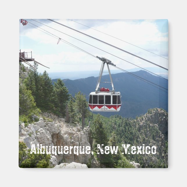 Sandia Peak, Albuquerque, Nouveau-Mexique Magnet (Devant)