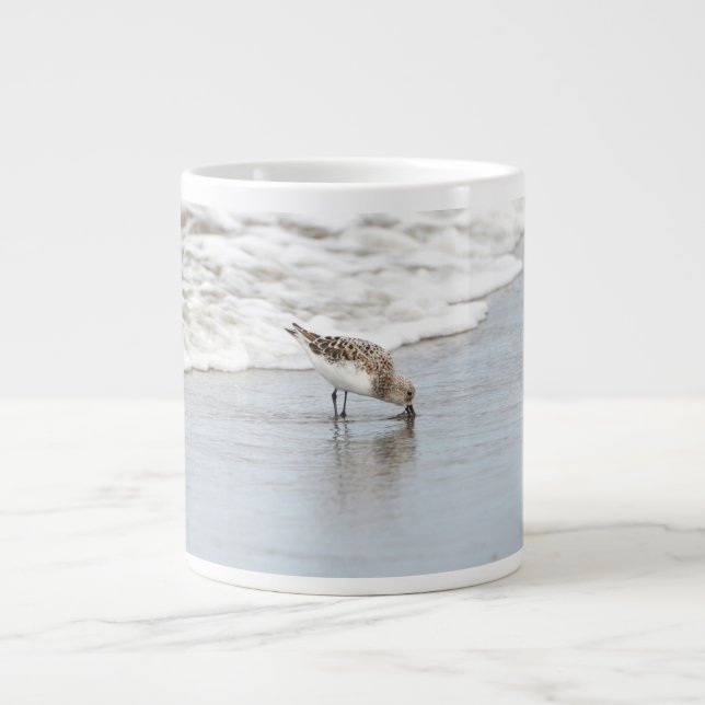 Sandpipers sur la plage Photo Spécialité Café Mug (Devant)