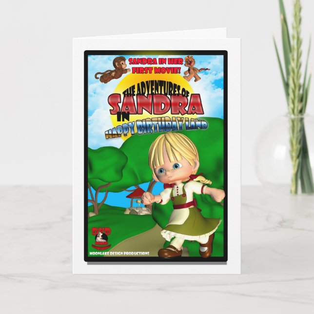 Sandra Anniversaire Carte DVD boîte parodie (Devant)