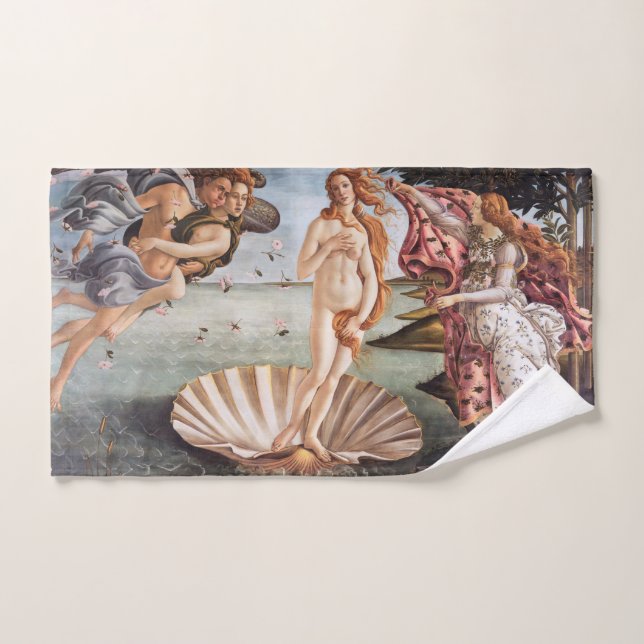 Sandro Botticelli - Naissance de Vénus (Serviette à main)
