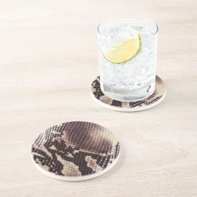 Sandstone Dessous de verre peau de serpent (Côté)