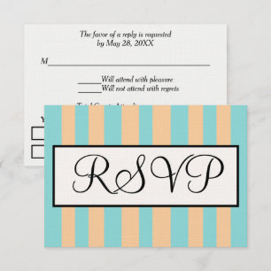 Sandy Beach Seafoam Blue Cabana Stripes RSVP 