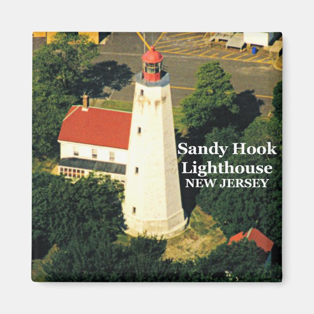 Sandy Hook Lighthouse, New Jersey Magnet (Devant)