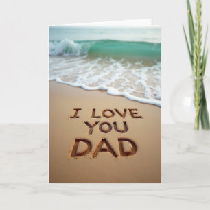 Sandy Je T'aime Papa Carte