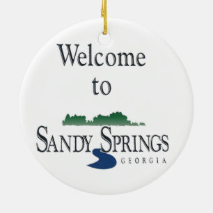 Sandy Springs, Atlanta, Géorgie, Ornement de Noël