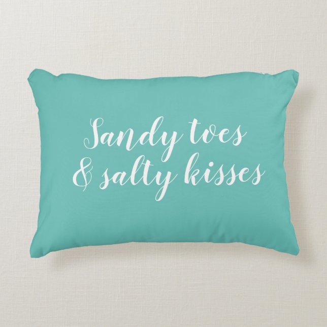 Sandy Tots et Salty Kisses Accent Coussin (Devant)