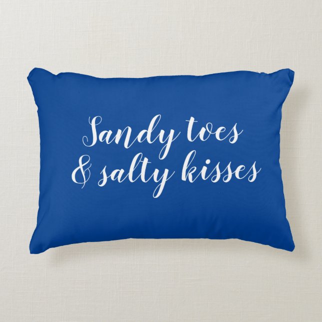 Sandy Tots et Salty Kisses Accent Coussin (Devant)