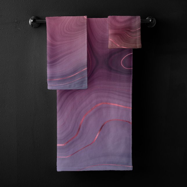 Sangria Strata | Moody Pink and Purple Luxe Agate (Créateur téléchargé)
