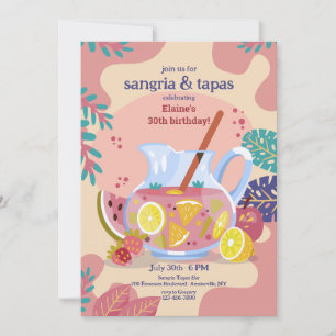 Sangria Time Invitation