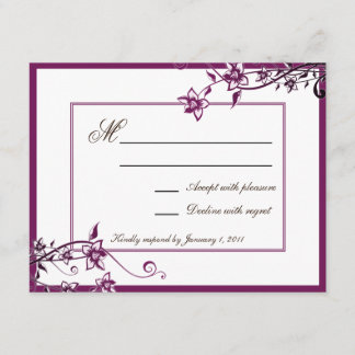 Sangria White Floral Blossom Réponse du Mariage RS