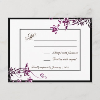 Sangria White Floral Blossom Réponse du Mariage RS