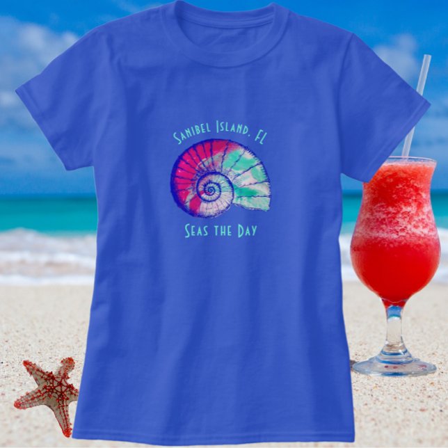 Sanibel Island Floride Joli coquillage T-shirt (Créateur téléchargé)