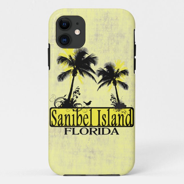 Sanibel Island Floride palmier iphone 5 coque (Dos)