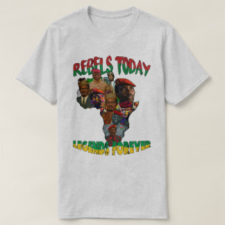 Sankara, Traoré & Lumumba Pan African map T-Shirt