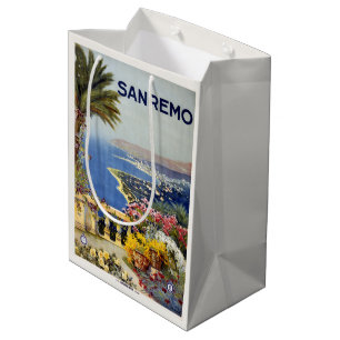 Sanremo Italie Sacs cadeaux Vintage voyage