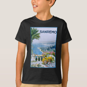 Sanremo, Italie T-shirt foncé pour enfants
