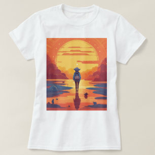 "Sans effort Cool : T-shirt graphique tendance"