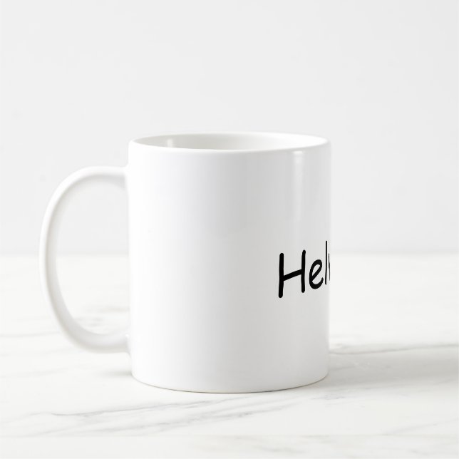 Sans la tasse helvetica (Gauche)