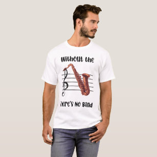 Sans le T-shirt homme saxophone
