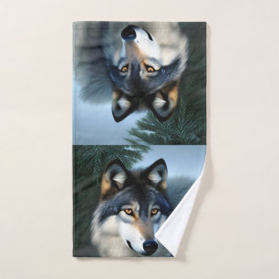 Sans Peur Le Loup Arctique, Serviette À Main