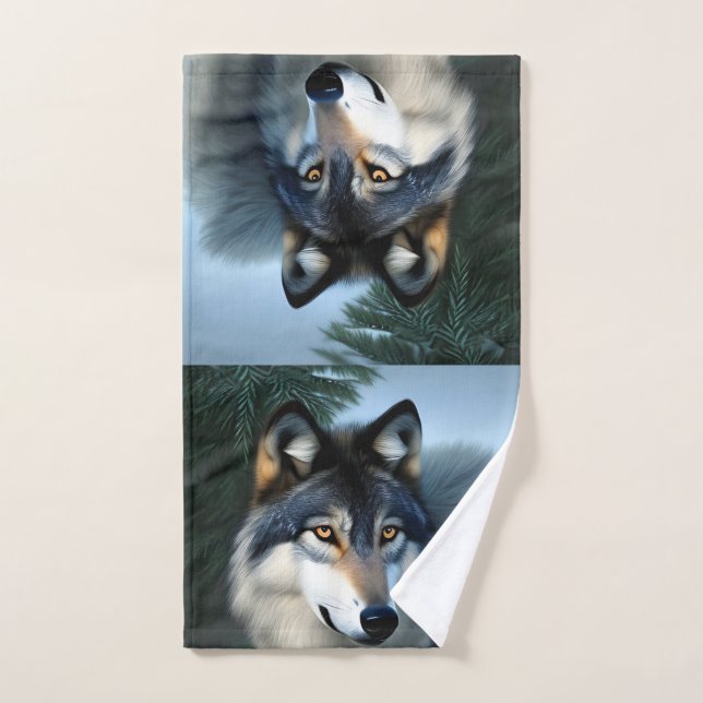 Sans Peur Le Loup Arctique, Serviette À Main (Serviette à main)