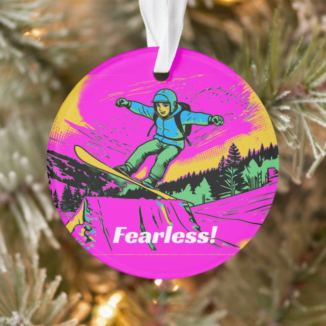 Sans peur - Snowboardeur (Arbre)