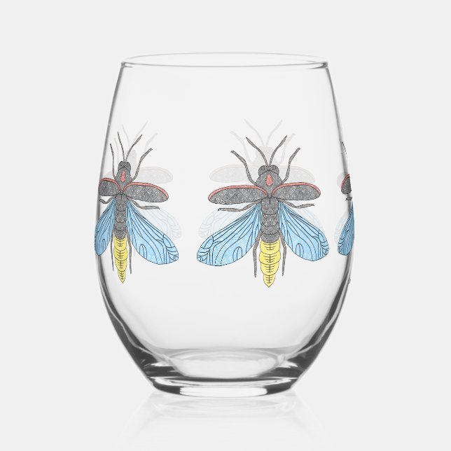 Sans Pied Firefly - Verre à vin (Recto)