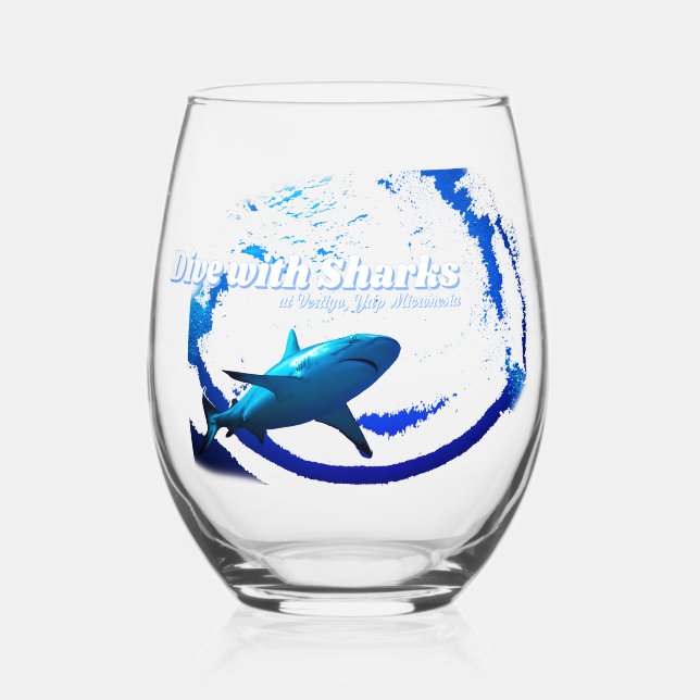 Sans Pied Requin sur le verre à vin (Recto)