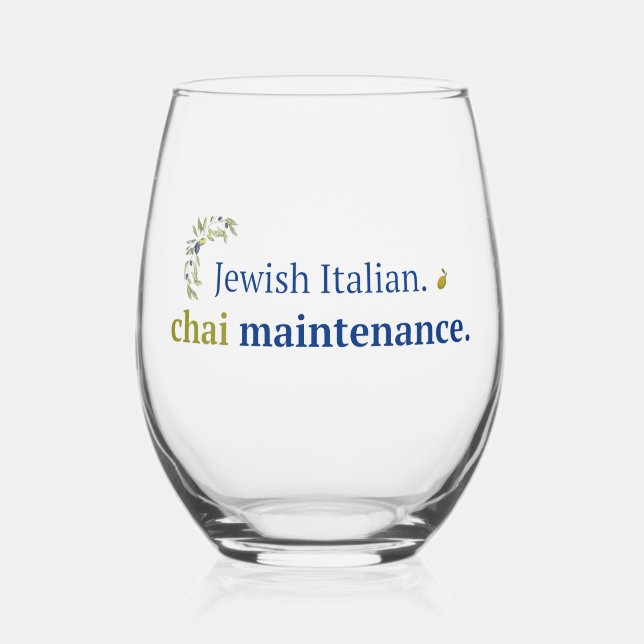 Sans Pied Verre à vin d'entretien Chai (Recto)
