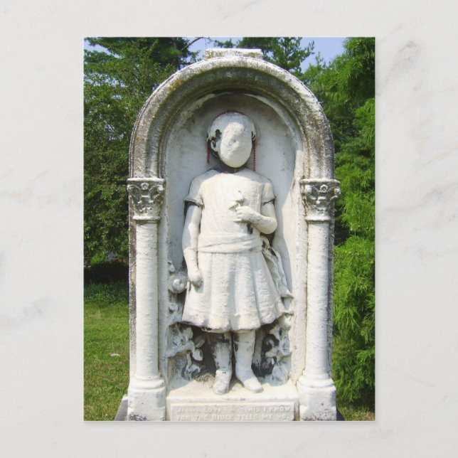 Sans visage dans les champs de la carte postale mo (Devant)