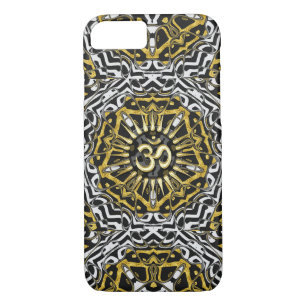 Sanskrit Om Gold Pentagone Wild Un coque iphone