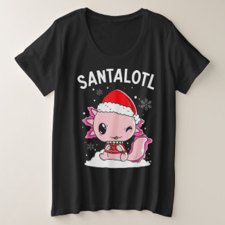 Santa Axolotl Amphibian Merry Christman Xmas Day A