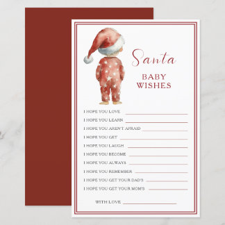 Santa Baby Christmas Wishes for Baby