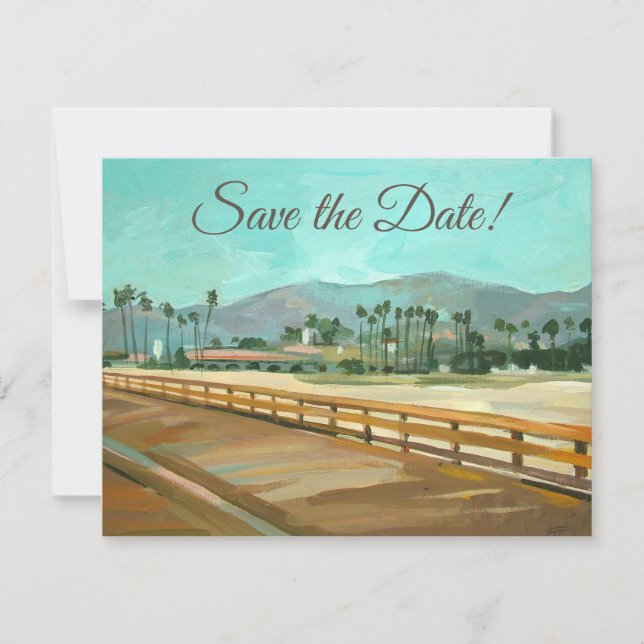 Santa Barbara, CA - Invitation au Quai Stearns (Devant)