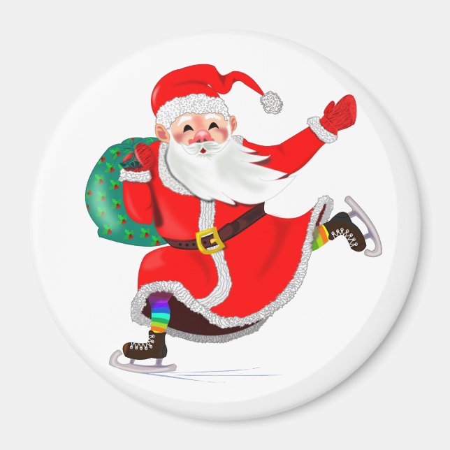 Santa Christmas Magnet (Devant)