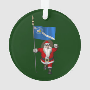 Santa Claus Avec L'Enseigne De Las Vegas