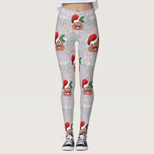 santa claus emoji leggings (Devant)