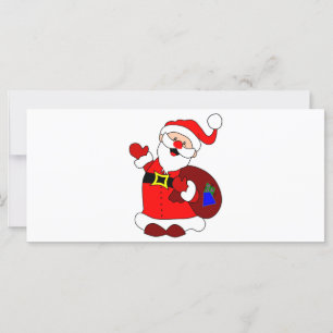 Santa Claus et le clipart de sac cadeau