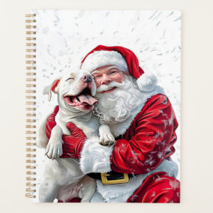 Santa Claus et Pitbull Chien Chien Chien Chien