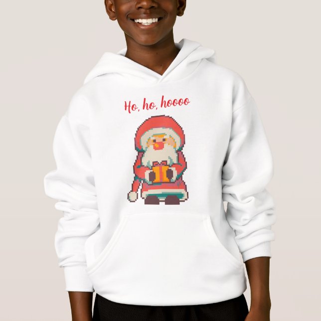 Santa, Claus Ho, Ho, Pixelart, Pixel Art  (Devant)