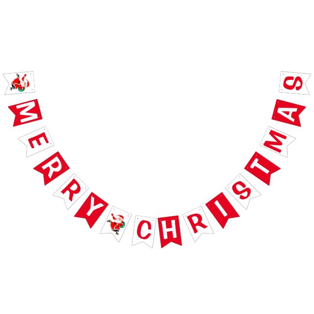 Santa Claus Joyeux Noël Bund drapeaux (Tout)