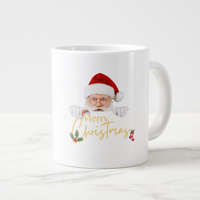Santa Claus Joyeux Noël Spécialité Mug (Devant droit)