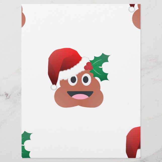 santa claus poop emoji (Devant)