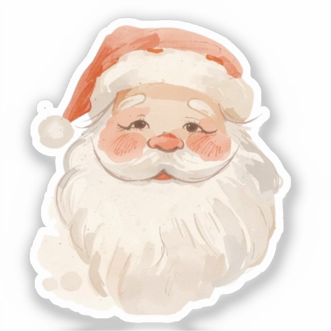 Santa Claus Sticker  (Recto)