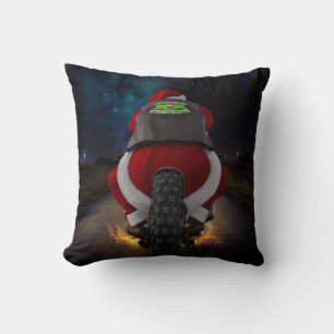 SANTA CLAUS SUR LA MOTO COUSSIN NOËL
